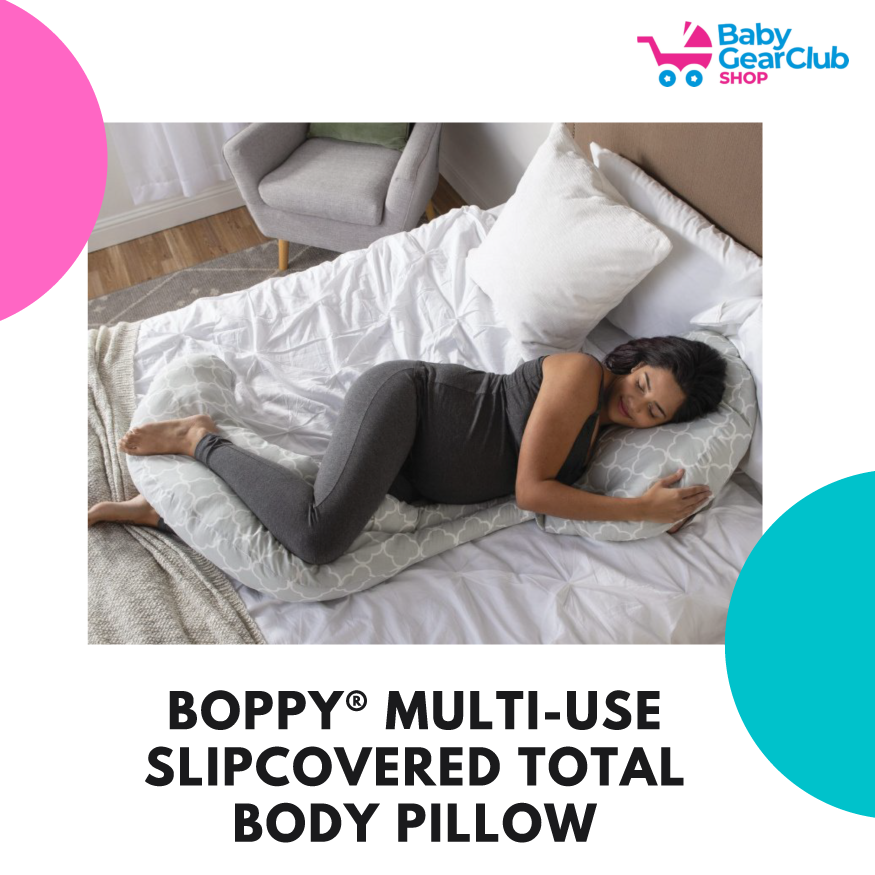 Brand Chicco Chicco Boppy® Multi Use Slipcovered Total Body Pillow Glacier